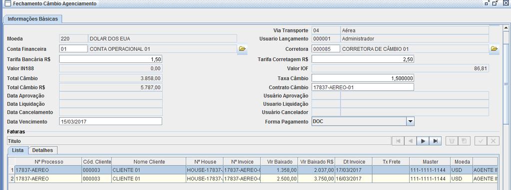 AEITFIA-16242/2016 - I-TRAFFIC IMPORT No modulo