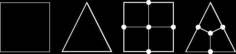 Extração de quadriláteros Quad mesh Problemas: 1. Decomposição dos quadriláteros; 2. Calcular posição dos vértices. Decomposição dos quadriláteros 1.