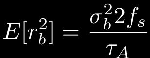 130 (172) O bias que se move do acelerômetro é modelado de maneira análoga ao da velocidade angular, sendo que as variância amostrais do ruído e do bias são modeladas, respectivamente, como: (173)