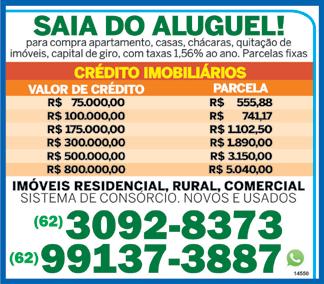 8 classificados Goiás, Tocantins e DF, 28 de Janeiro de 2018 DIÁRIO DO ESTADO ALUGUEL JARDIM TODOS OS SANTOS em Senador Canedo perto do banco Itau centro casa de 3/4-1 suite,sala,cozinha e área de