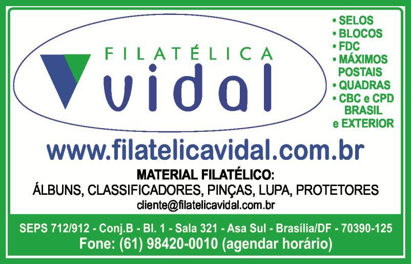 Preços especiais para quantidades. POSTAIS FILACAP (Fp), Caixa Postal 6, CACHOEIRA PAULISTA/SP, 12630-970 BRASIL. E-mail: ac.filacap@gmail.com. Tel. 12-9 9151-3659. FOL-250.