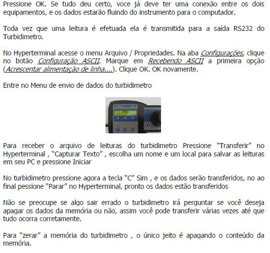 6. Carregando a Bateria O Turbidimetro ITTB1000p possui uma bateria interna recarregável, seu tempo de carga total é de 10 horas, então recomendamos que ao final de um dia de