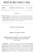 Regulamento Português para Projectos, Provas e Vigilância de Pontes Metálicas (1897): 21 pág. e 33 Art., dividido em 5 Cap.