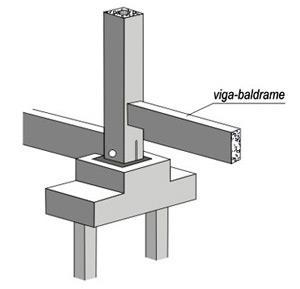 38 3.3 Vigas baldrames As vigas baldrames (Figura 22) são apoiadas no colarinho dos blocos, podendo ser executadas no local ou pré-moldadas.