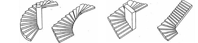 80 A segunda categoria é formada por escadas monobloco (Figura 65) que podem ser utilizadas em caixas de escadas ou separadamente entre andares.