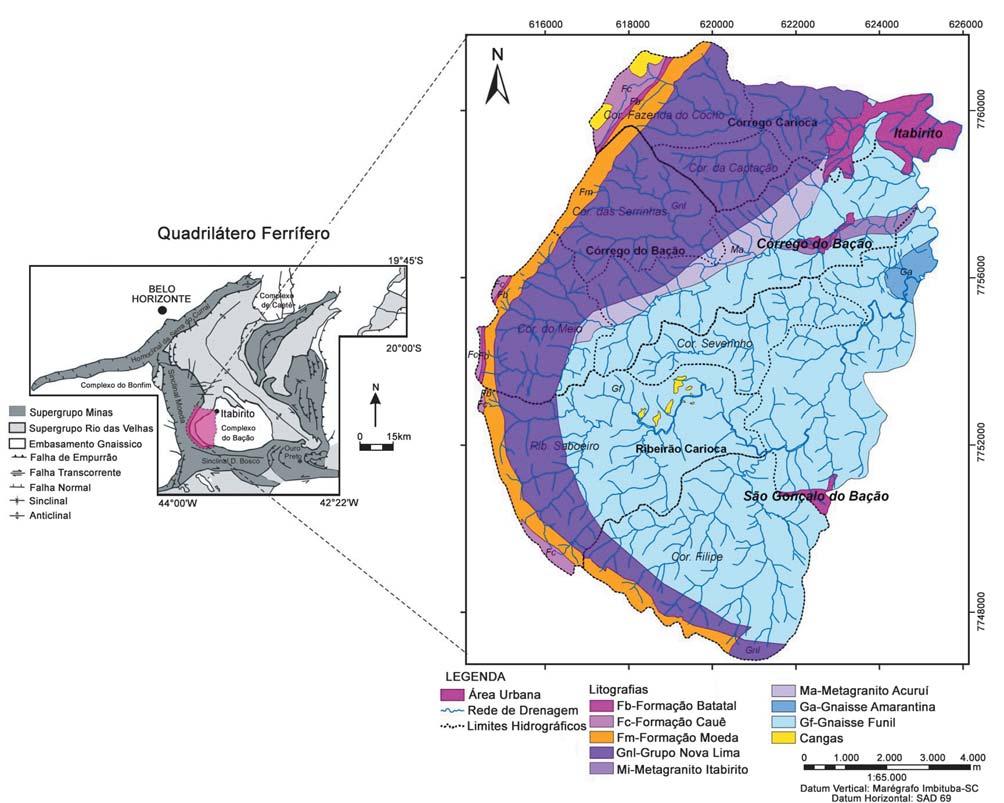 Figura 3 - Contexto geológico das bacias
