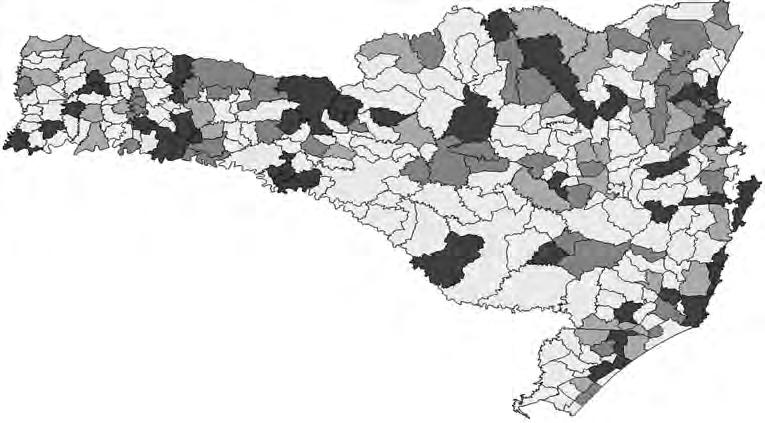 Avaliação do grau da implantação das práticas integrativas e complementares na Atenção Básica em Santa Catarina, Brasil 181 que associam as intervenções nos territórios e também as discussões entre