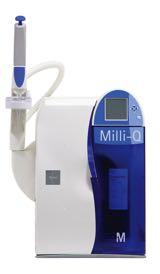 v Ultra-purificador sistema MilliQ: Equipamentos v Resinas eficientes para