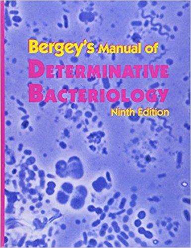 Diversidade procariótica Bacteria e Archaea - Bergey's Manual of Determinative Bacteriology 9a.