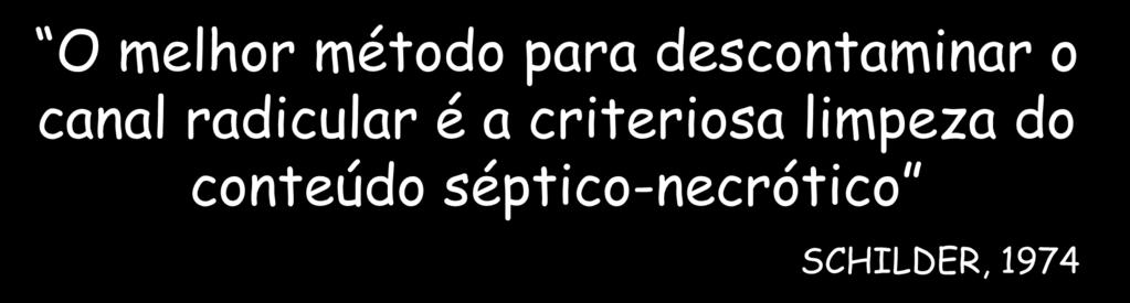 O melhor método para descontaminar o canal