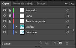 Para isso, deve criar uma camada denominada Envernizado e posicioná-la abaixo das áreas que deseja ressaltar. Esta opção é interessante para criar contraste de texturas.