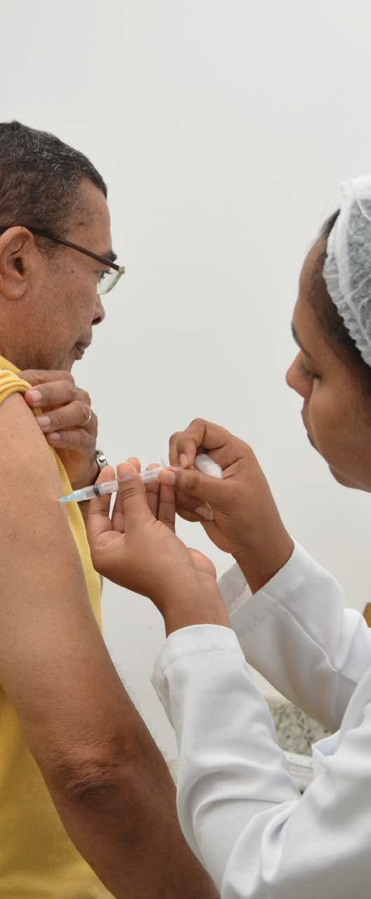 Maceió, sexta-feira, 3 CAMPANHA Alagoas ultrapassa meta do MS de vacinação contra a Influenza Estado já vacinou 91,26% do público-alvo; mais de 629 mil pessoas foram imunizadas nos 102 municípios