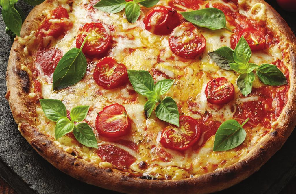 Pizzas Grande Atum (cód. 129) R$ 59,90 Atum sólido, com cebola refogada, orégano, salpicado com mussarela. Basílico (cód.