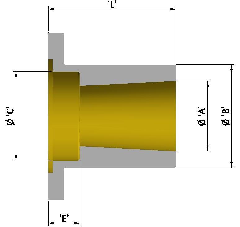 5.0.6 A unidade central de transmissão é composta pelas unidades flexíveis e o espaçador, projetada para suportar grandes esforços torsionais com perfeito equilíbrio de massa em balanço, promovendo