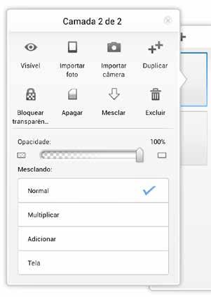 Uso de camadas Camadas e o Editor de camadas Acesse o Editor de camadas e suas camadas com na barra de ferramentas. Use as camadas para criar um esboço com elementos individuais.