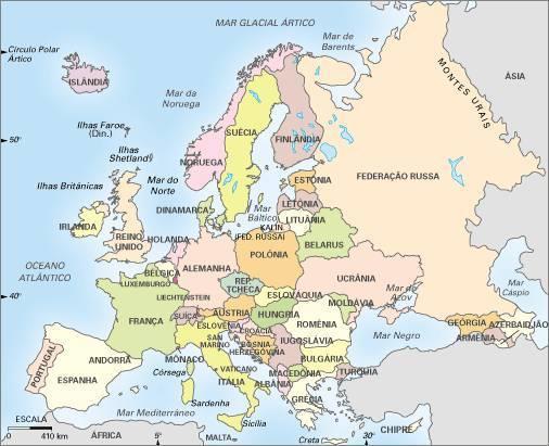 5) A respeito da demografia da população europeia, podemos afirmar que a Europa é um continente. A( ) Populoso e povoado. B( ) Não populoso, nem povoado C( ) Populoso, porém não povoado.