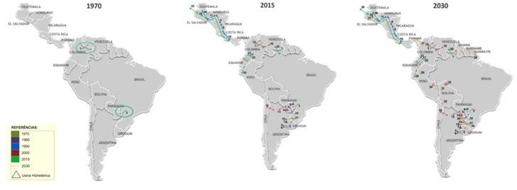 BOLETIM ENERGÉTICO MAIO 2018 Figura 3: Integração energética na América Latina - evolução e planejado. Fonte: Barros, 2017 12.