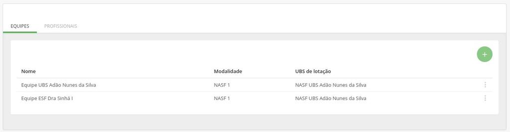 Cidade Saudável esus+ NASF O novo módulo NASF é totalmente integrado com o