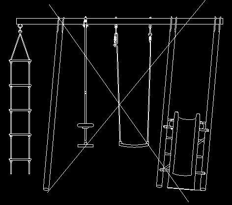 Before using your gantry and regularly there after, controlling that the lower part of the seat of swing always lies