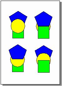 ORDENANDO OBJETOS A sobreposição de objetos em uma página é muito comum, diante desta situação o CorelDraw oferece recursos para avançar e recuar objetos que estão um sobre o outro.