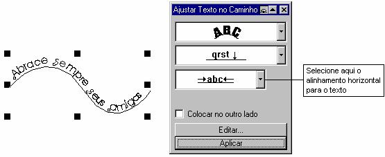 Se desejar remover a figura e ficar apenas com o texto formatado, basta dar um clique, com a tecla Ctrl pressionada, sobre o contorno da figura para selecioná-la e, logo