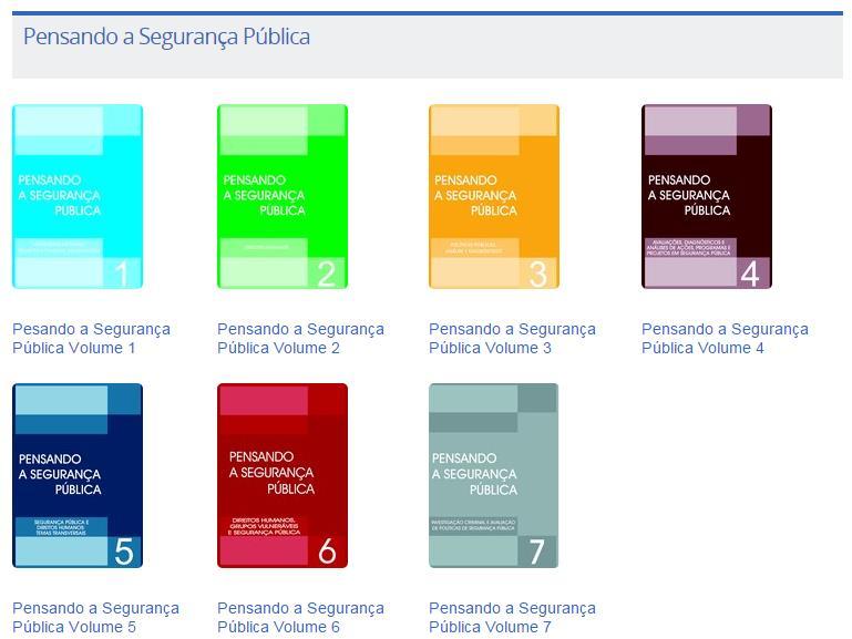 A terceira edição, referente às pesquisas selecionadas para o ano de 2014 foram editadas em duas publicações, o volume 6 Direitos humanos, grupos vulneráveis e segurança pública e o volume 7