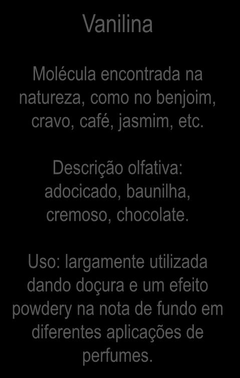 Hoje, é produzida em Madagascar, Ilha da Reunião, Taiti,