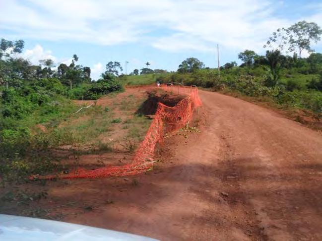 As obras de ampliação na Estrada Cama de Varas, que irá fazer a ligação da