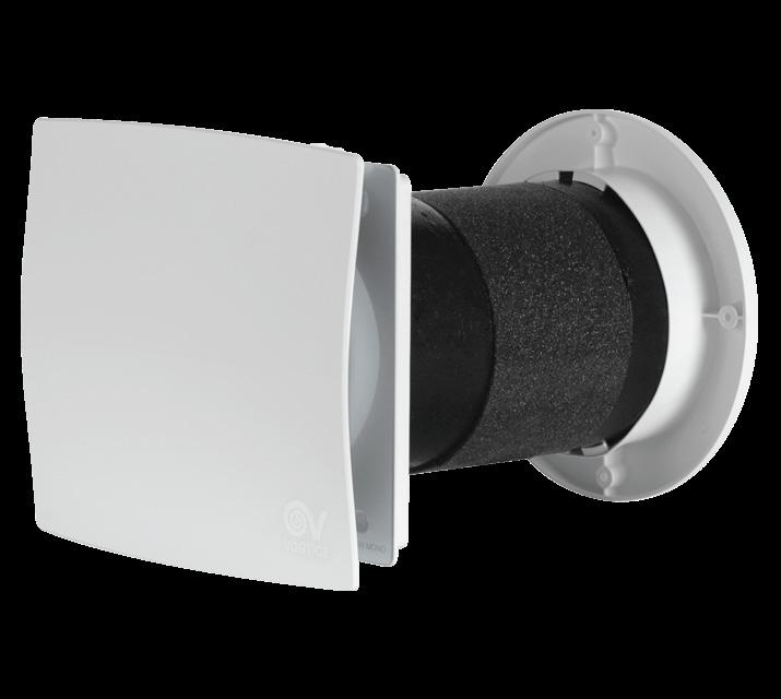 diâmetro Filtros G3 laváveis, de fácil acesso para fácil manutenção Preparado de fábrica para a passagem de cabos na parede LEDs para diagnóstico e estado do filtro Possibilidade de funcionamento em