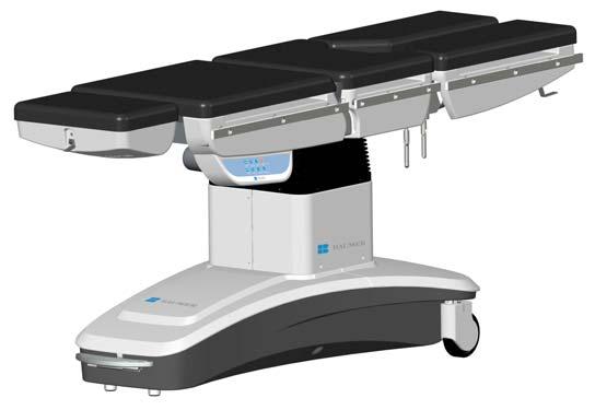 1. Introdução A Mesa Alta Cirúrgica Radiotransparente Série Atena é composta pelo modelo A-600 com movimentos de elevação, costas, laterais e trendelenburg realizados por atuador linear alimentado em