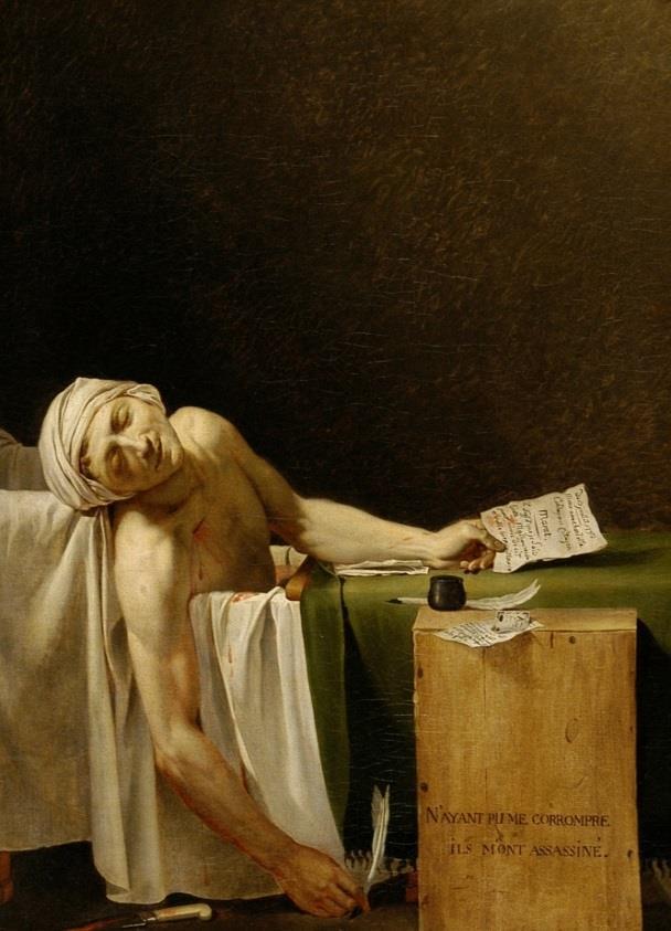 Figura 34: David. A morte de Marat, 1793. 357 Figura 35: Ingres.
