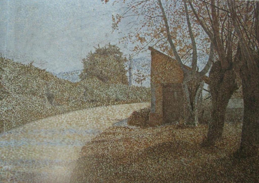 Paisagem em Dampierre, França, 1919. Óleo sobre tela. 38 x 55 cm. Coleção Airton Queiroz. Fortaleza, CE.