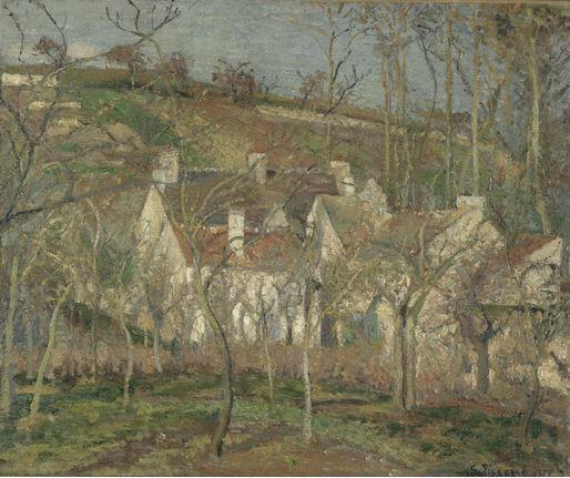 458 Figura 60: Camille Pissarro. Os telhados vermelhos, 1877. 459 458 Paul Cézanne. A casa do enforcado, 1873. Óleo sobre tela.