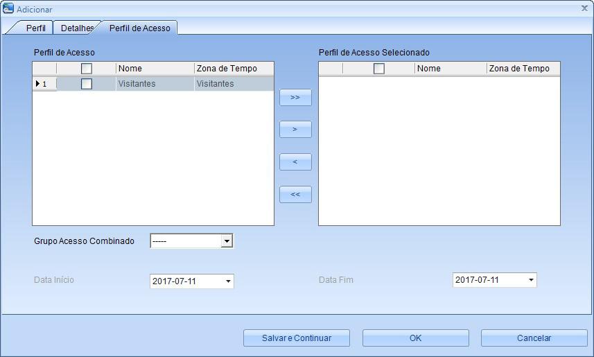 »» A data de validade do cadastro de visitantes é obrigatória, quando expirada, a visita é encerrada automaticamente no caso de equipamentos Pull SDK, tais quais os da série de controladoras CT 500 e