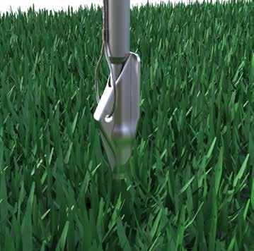 Âncora A âncora Gripple cria um ponto de fixação seguro abaixo do nível do solo.
