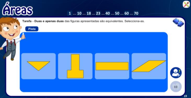 À descoberta das figuras planas 2 e Áreas I.