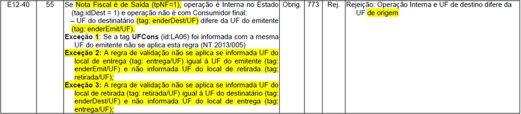 85 Operação interna x