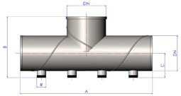 1/2 155 160 1/2", 3/4" ou 1" 102 4 165 170 1/2", 3/4" ou 1" 133 5 175 210 1/2", 3/4" ou 1" 152 6 185 230 1/2", 3/4" ou 1"