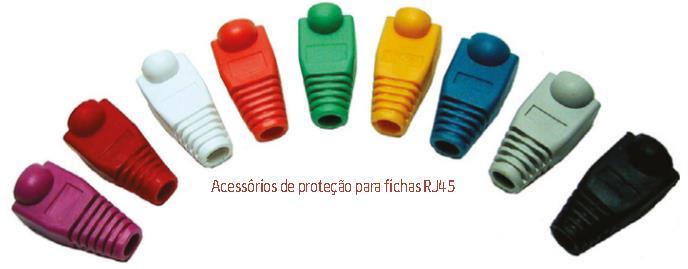 Fichas Rj45 Existem também acessórios para encaixar