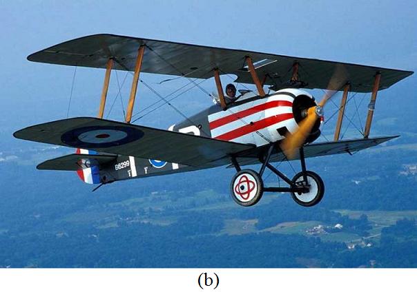 Figura 7: (a) Avião monoplano e (b) avião biplano Fonte: Google Imagens D (2014). 2.5.