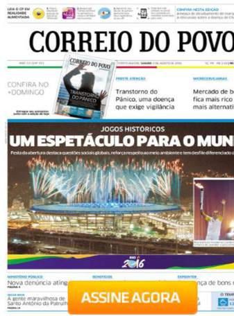 brasileiro orgulhoso, reforçando que a cerimônia de abertura dos Jogos Olímpicos Rio 2016 teve o meio ambiente como um dos pontos fortes do evento.