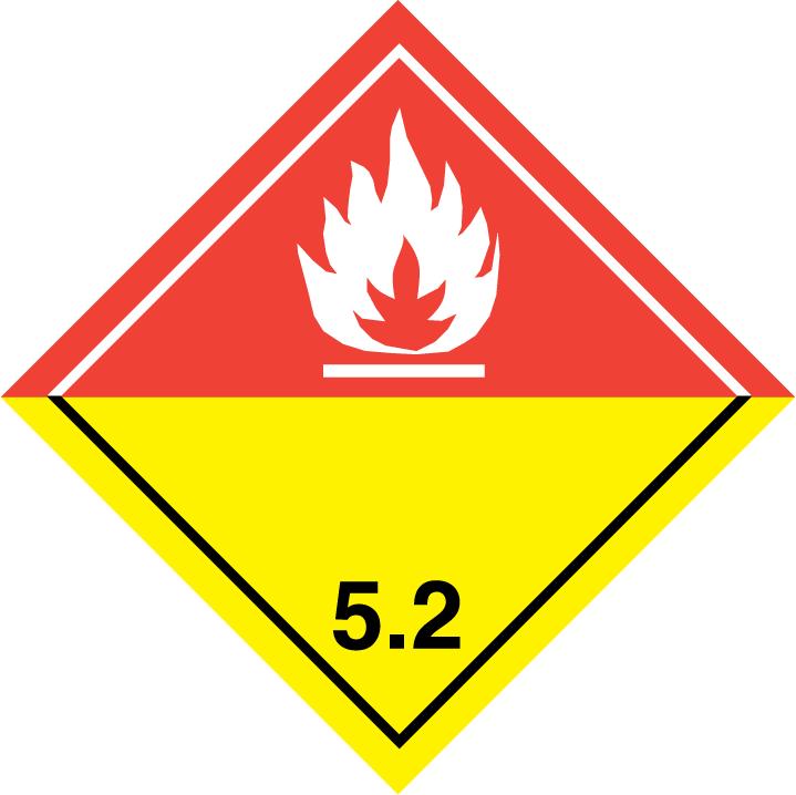 Para que rotular? Comunicação de Perigo (Hazard) ou Comunicação de Risco (Risk) 63 Ex. de pictogramas para o transporte 5.