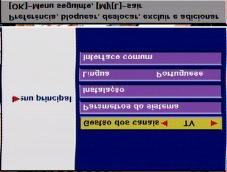 Instruções de utilização Instruções de utilização Concepção do menu Nota: O menu foi concebido segundo sequências de comandos lógicas.