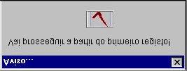 Figura 9: Janela que avisa o utilizar de que vai passar para o primeiro registo Selecção de Critério Botão Ao clicar neste botão, o utilizador tem a possibilidade de seleccionar na janela que se