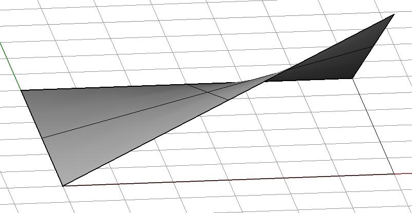Superfície dados quatro vértices (corner points) A superfície gerada deste modo é o parabolóide hiperbólico. Figura 99 3.3.10.