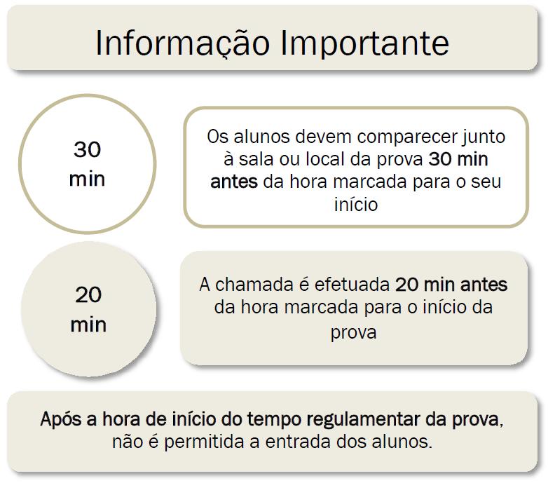 b) O diretor decidir autorizar a sua inscrição fora de prazo. 9.4. Os alunos que se apresentam na sala de realização da prova após o início do tempo regulamentar não podem realizar a prova ou exame.