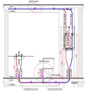 kits. Todas estas alterações deverão ser registradas em As Built, pois o projetista se recusou a fazer mais revisões do projeto executivo.