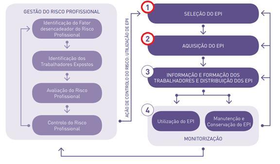 Equipamentos de Proteção Individual Enquadramento e fases do processo de seleção, distribuição, utilização e manutenção dos Equipmento de Proteção Individual.