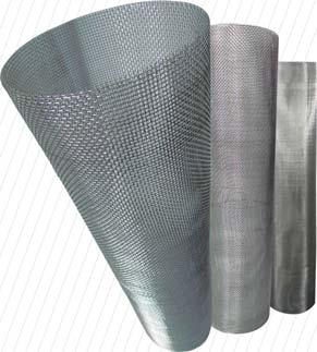 Tecidos metálicos Fabricados com fios de aço galvanizado ou aço inox, podem ser utilizados