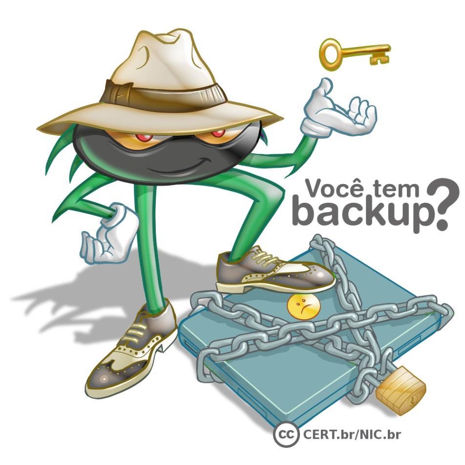 Faça backups regularmente (1/3) Backup é